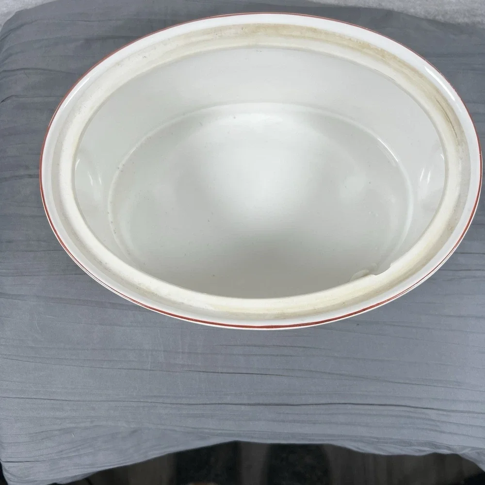 Mikasa Ultra Ceram Bake & Serve Strawberries UP012‎ Oval Casserole Dish with Lid